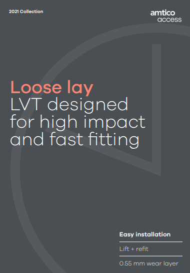 Loose lay LVT designed  for high impact  and fast fitting Brochure