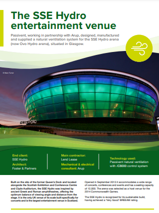 The SSE Hydro entertainment venue Brochure