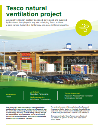 Tesco natural ventilation project Brochure