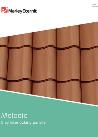 Melodie - Clay interlocking pantile
