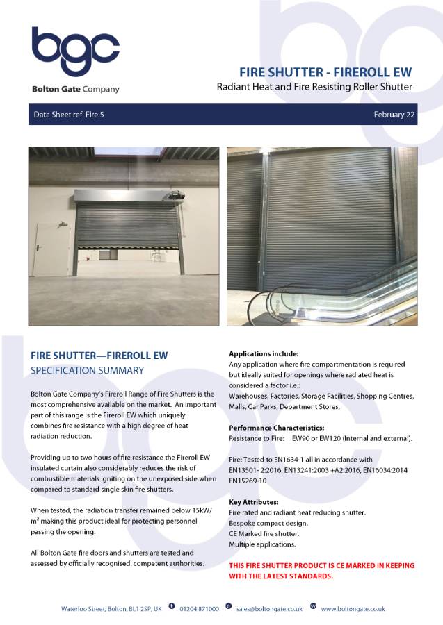  Fireroll EW Brochure