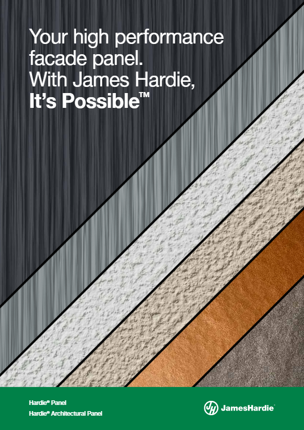 Your high performance facade panel. With James Hardie, It’s Possible™ Brochure