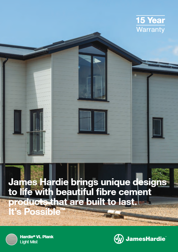 James Hardie brings unique designs to life with beautiful fibre cement products that are built to last. It’s Possible™ Brochure