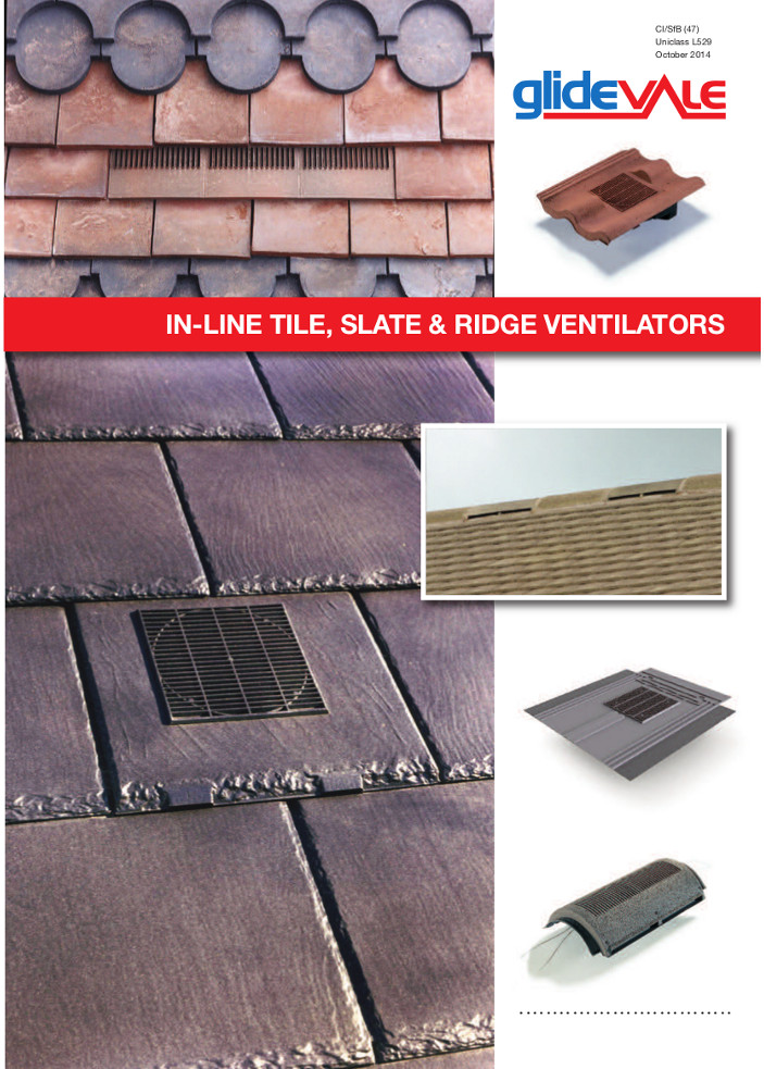 In-Line® Tile, Slate & Ridge Ventilators – Roofspace ventilation  Brochure