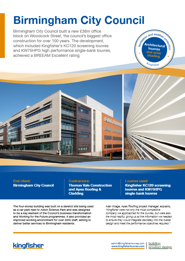 Birmingham City Council Brochure
