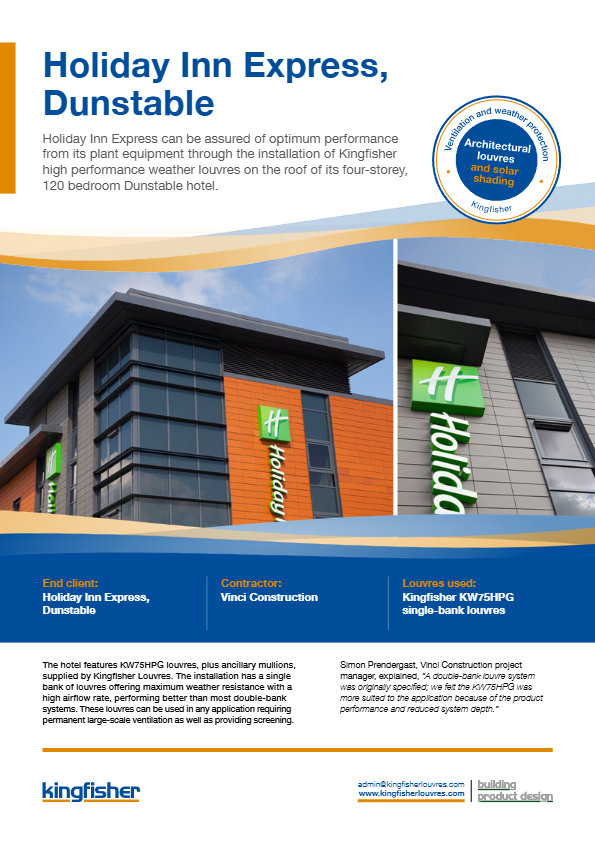 Holiday Inn Express, Dunstable Brochure