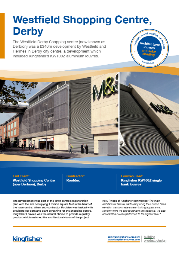 Westfield Shopping Centre, Derby Brochure