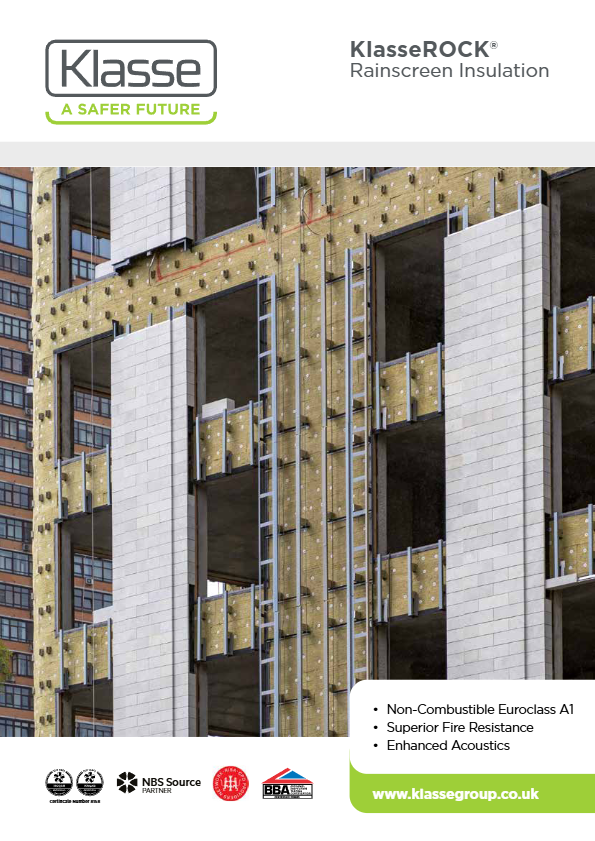 KlasseROCK&reg; Rainscreen Insulation Brochure
