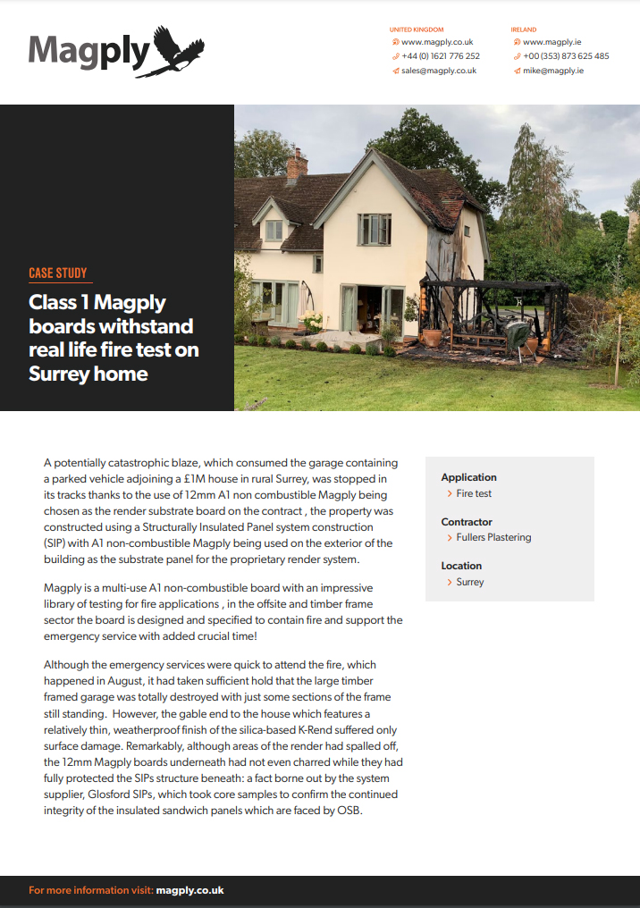 Magply Guildford Case Study | 2024 | EN Brochure