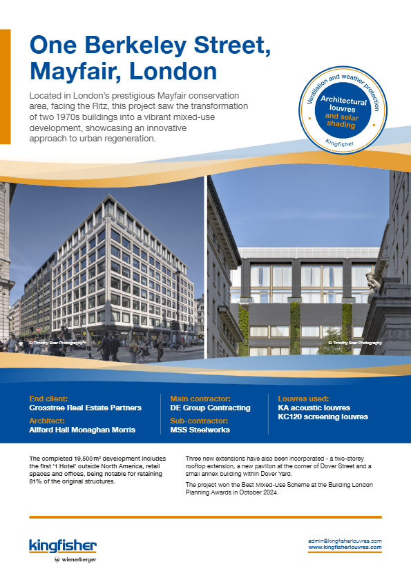 One Berkeley Street, Mayfair, London Brochure