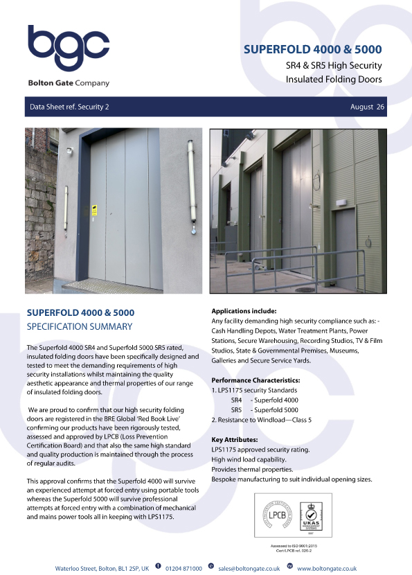 SUPERFOLD 4000 & 5000 Brochure