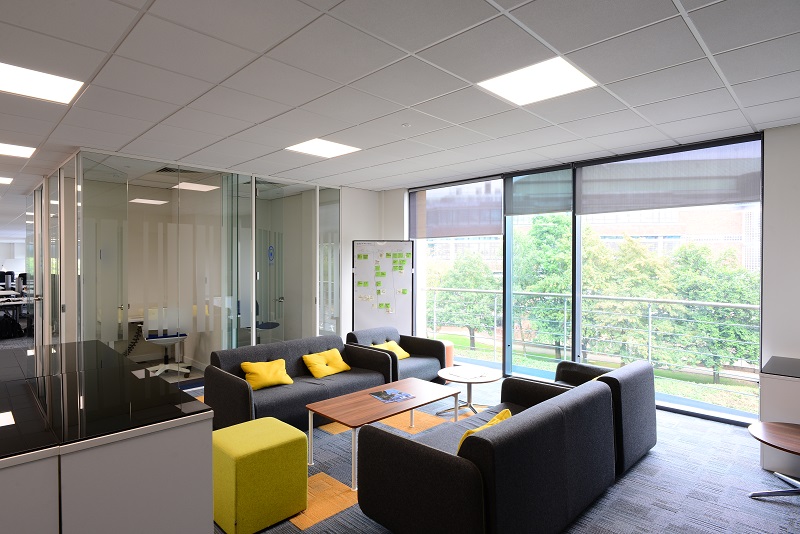 Ultra Green Armstrong Ceilings Help Npower With In House