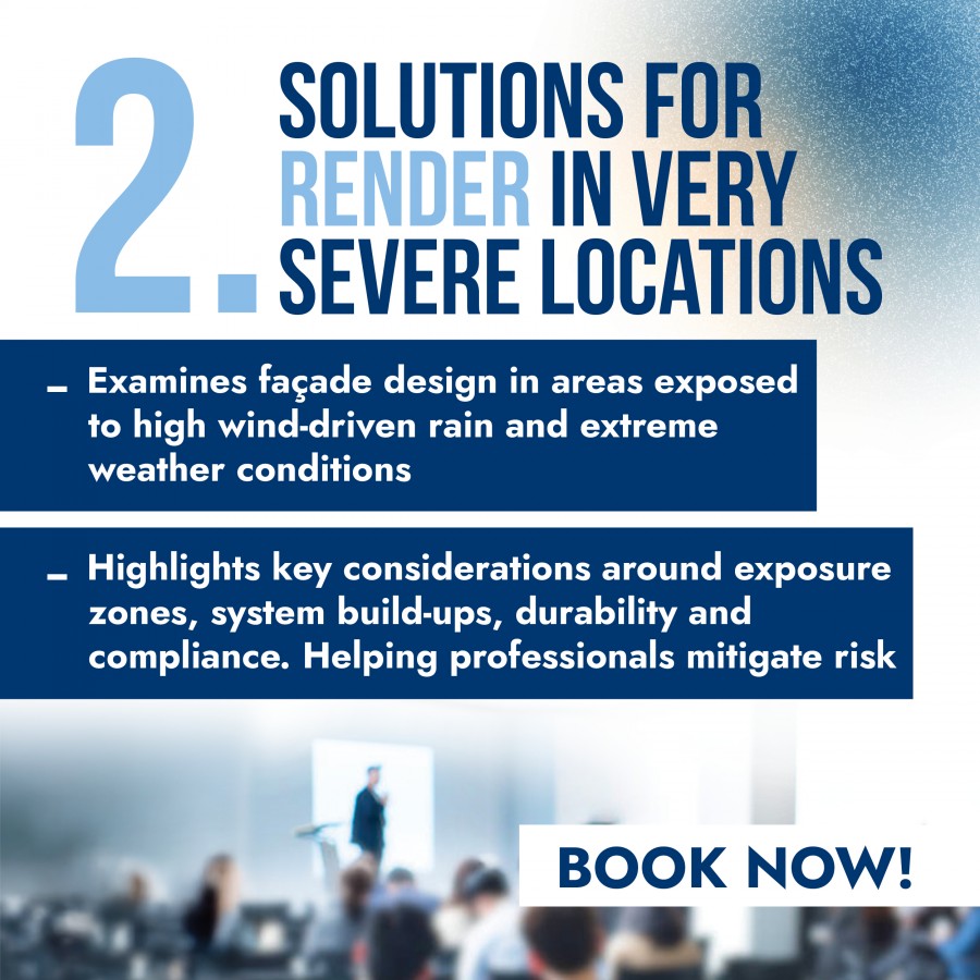 Solutions for Render in Very Severe Locations