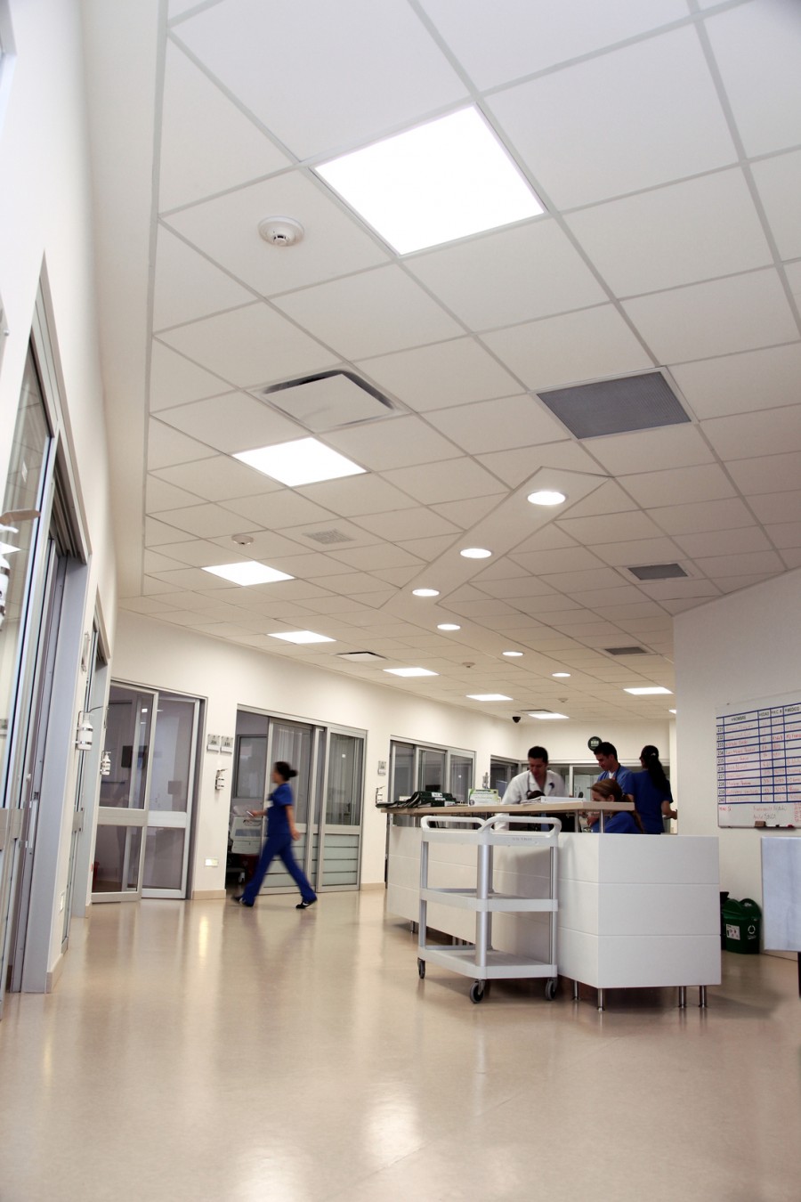 Acoustic ceiling solutions for the healthcare sector