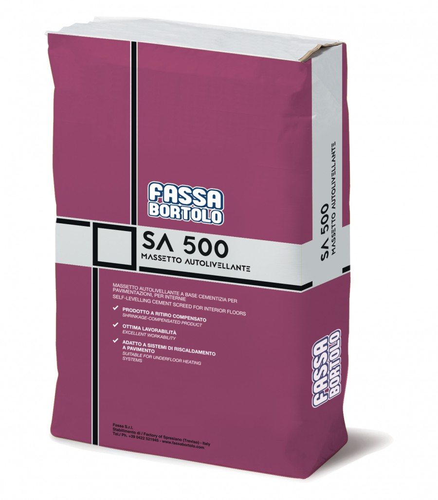 SA 500 self-levelling cement-based screed 