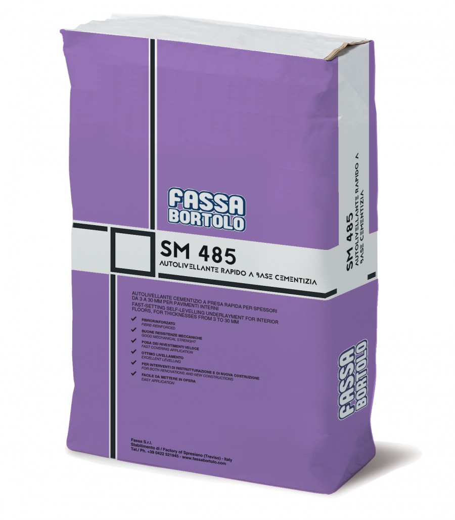 SM 485: fast-setting, self-levelling smooth coat for interior floors