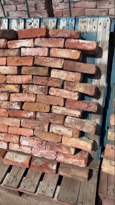 Reclaimed Brick Display at Reclamation Yard