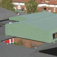 Gradient Flat Roofing puts a new slant on a school roofing system