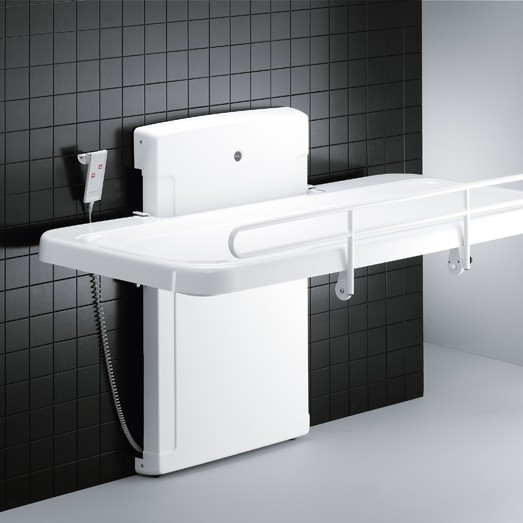 Easy-clean stretcher features on the new Pressalit Care nursing bench 2000