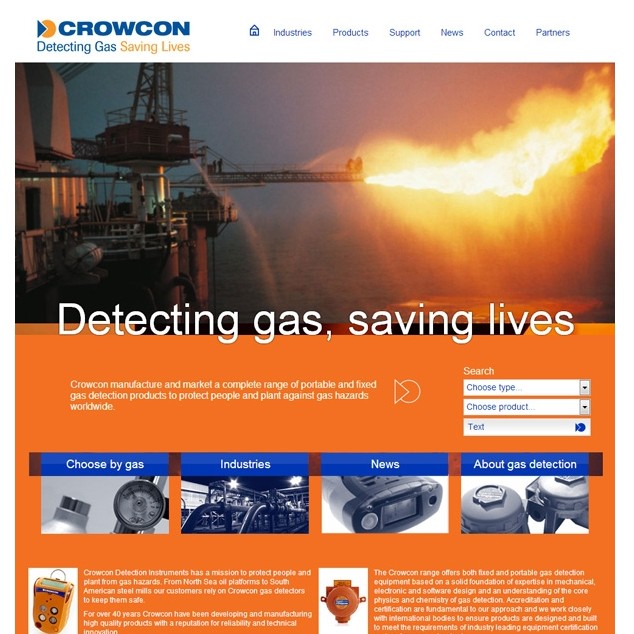 Crowcon launches brand new website