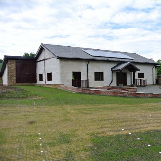 Farm eco-build of straw scoops leading sustainable building award