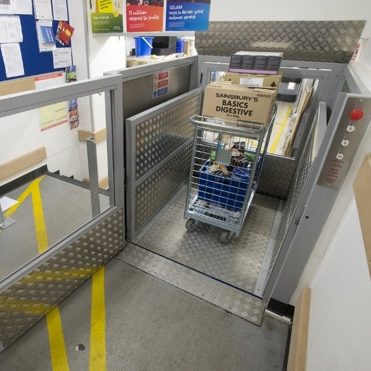 New Stannah LEVELMASTER platform goods lift