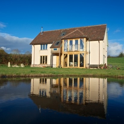 Sustainable farmhouse benefits  from NBT ThermoPlan wall system
