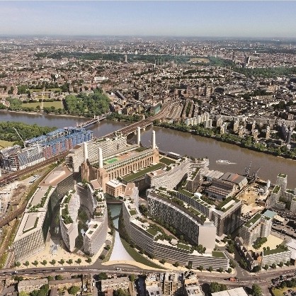 Latest phase of massive regeneration scheme at Battersea Power Station revealed