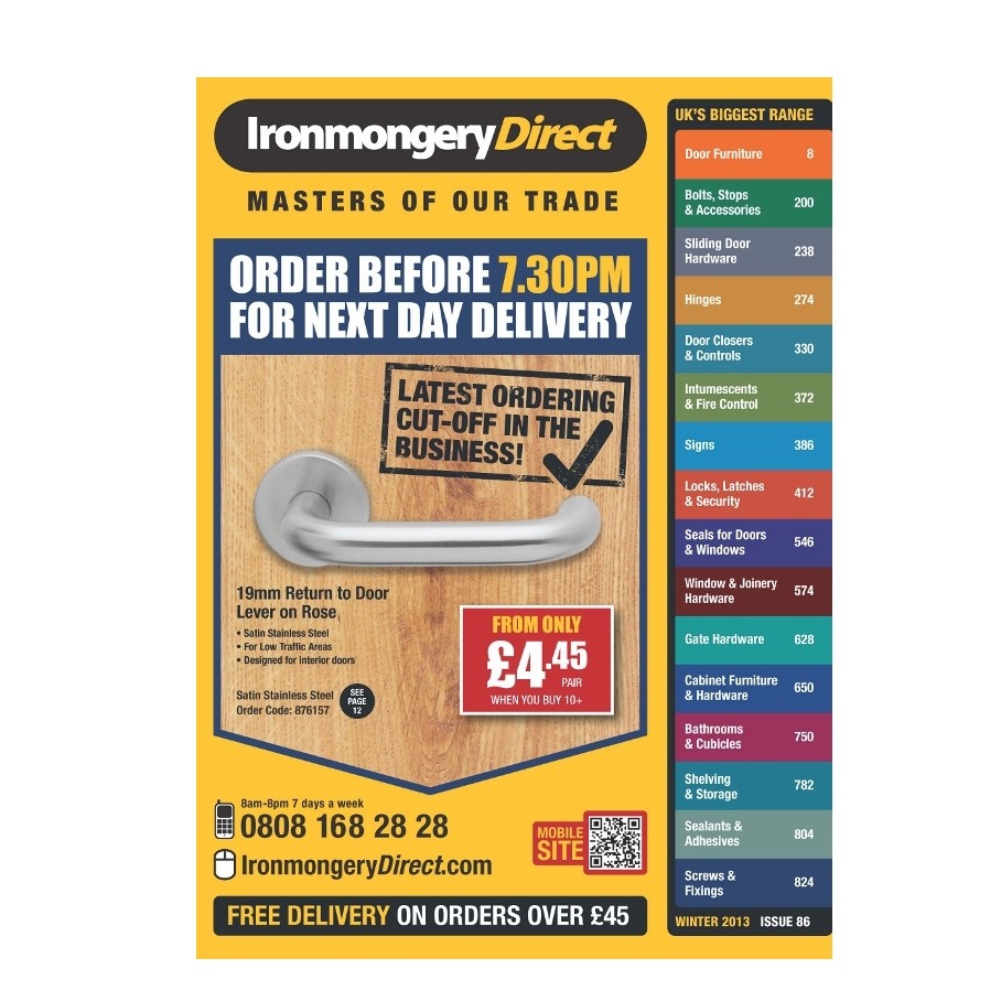 IronmongeryDirect unlocks brand new products in catalogue