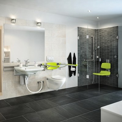 Combining flair and function in accessible bathroom design