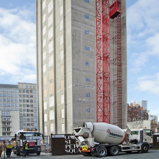 Sika admixtures add to successful slipform construction in Manchester