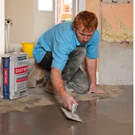 Setcrete Deep Base demonstrates effectiveness on uneven subfloors