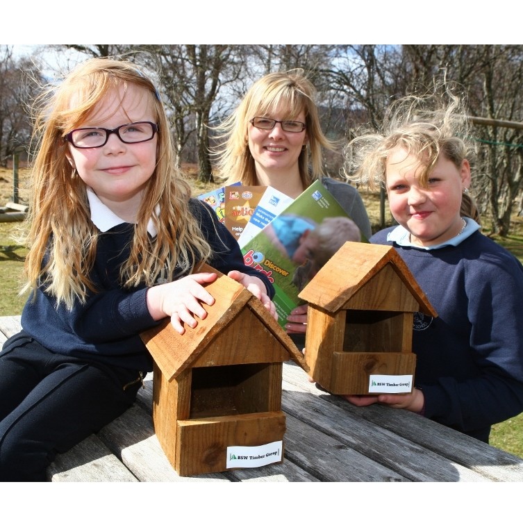 BSW Timber donates handmade bird boxes to local schools