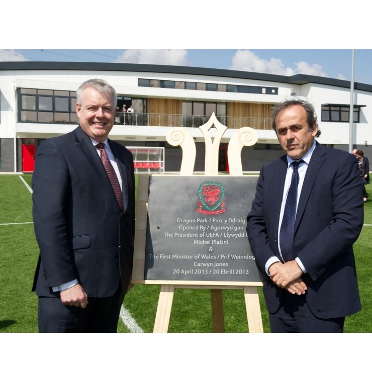 European football boss praises new Welsh HQ