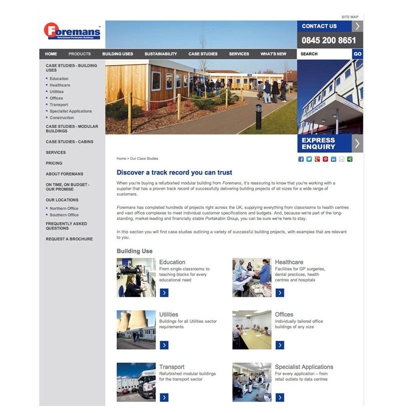 Foremans Launches New Website Following Increase In Demand For Pre-owned Modular Buildings
