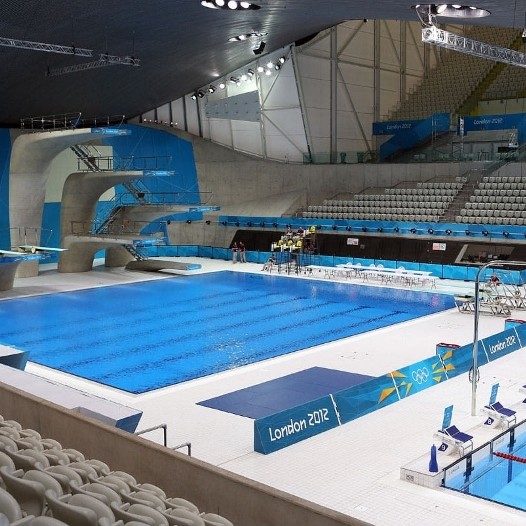 Aquatics Centre revealed as Queen Elizabeth Olympic Park prepares for lift off