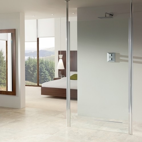 Aqua screen clear, Impey's latest wetroom panel range