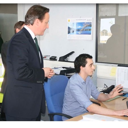 Prime Minister visits Frame UK