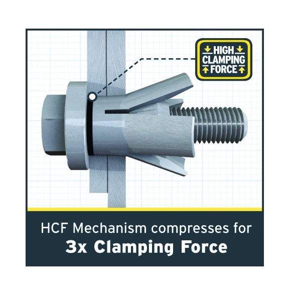 High Clamping Force Hollo-Bolt for Structural Connections