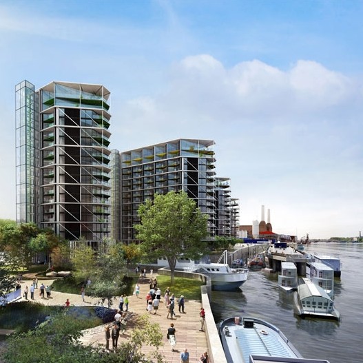 Battersea Power Station breaks ground and Riverlight by St James tops out
