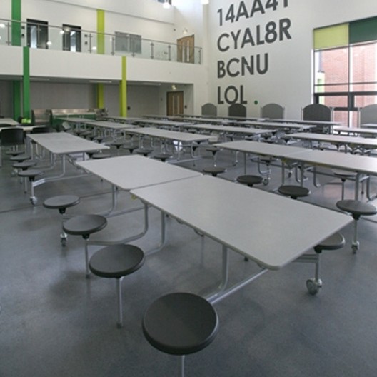 Hi-tech designs for school with Forbo Flooring Systems