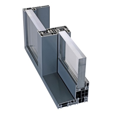 A HIGH-PERFORMANCE LIFT/SLIDE DOOR FROM KAWNEER ENHANCES ITS OFFER TO THE RESIDENTIAL AND COMMERCIAL SECTORS
