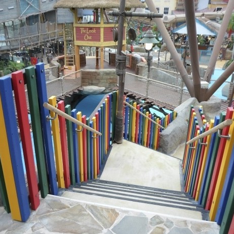 Duraplas’ Stairway to Lasting Colour at Alton Towers Waterpark