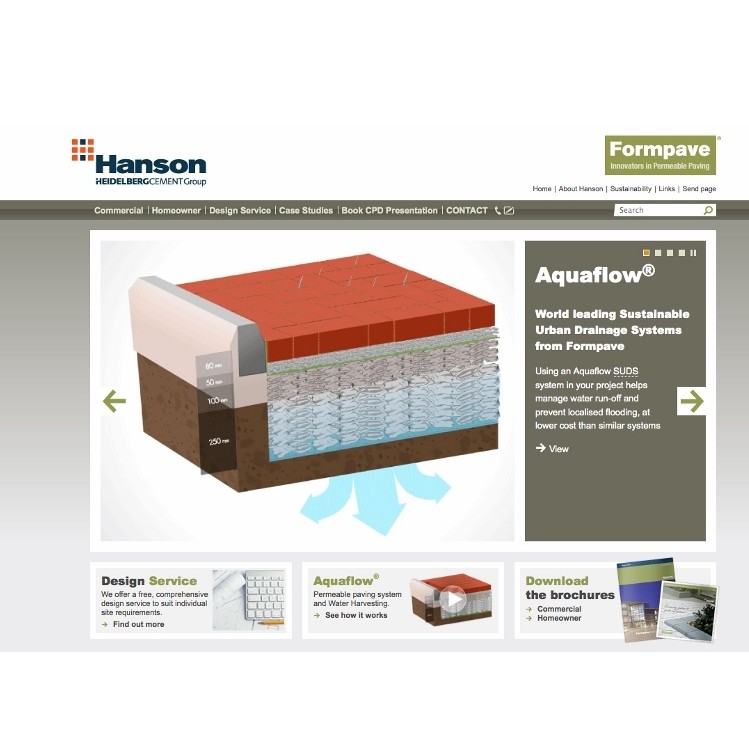 Hanson Formpave launches new website and CPD programme