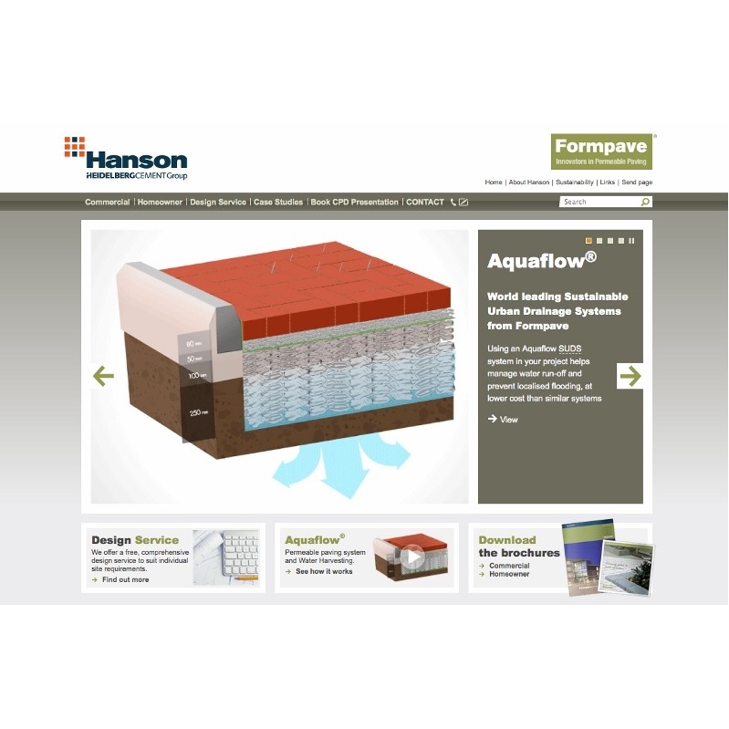 Hanson Formpave launches new website and CPD programme