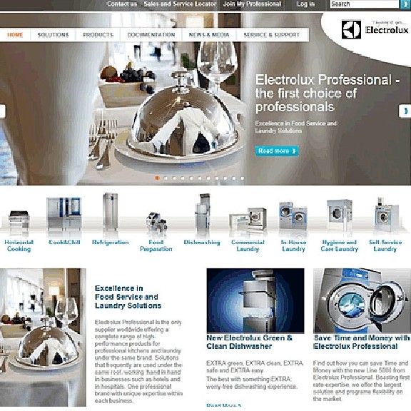 Electrolux Professional Launches new Foodservice and Commercial laundry website