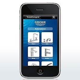 GROHE Professional website now accessible via smartphones