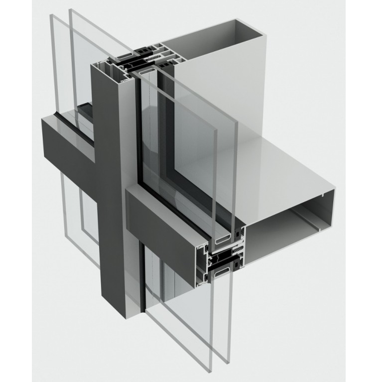Create impressive façades with SL52 curtain walling system from AluK