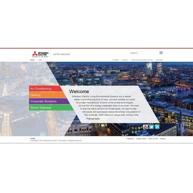 Mitsubishi Electric revamps website to highlight complete solutions