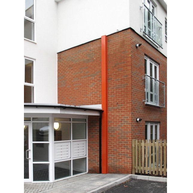 Encasement protects external pipework at affordable housing development